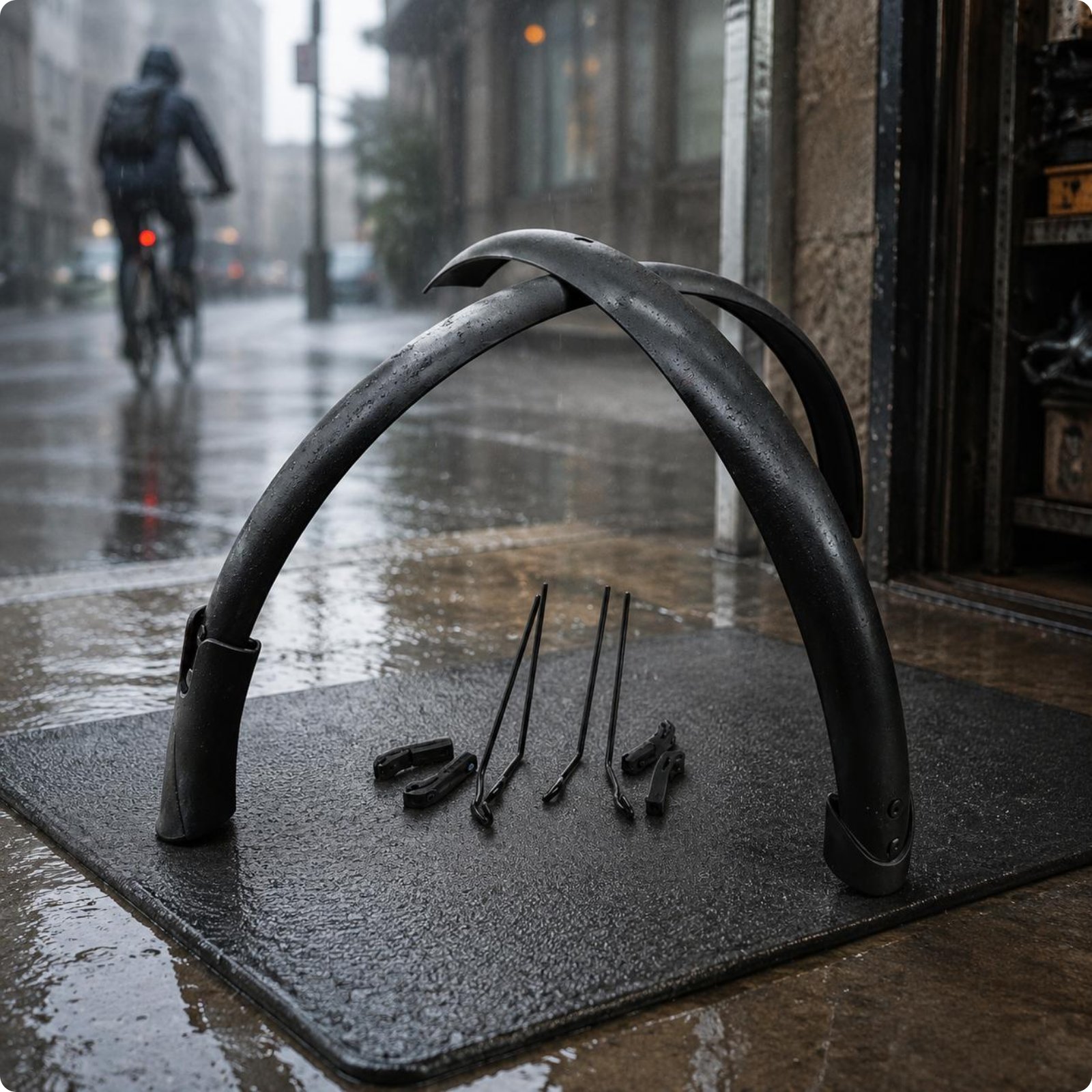 Fender Mudguard Set - 451 wielspatbordset Roestbestendig aluminium fietsspatbord Lichtgewicht