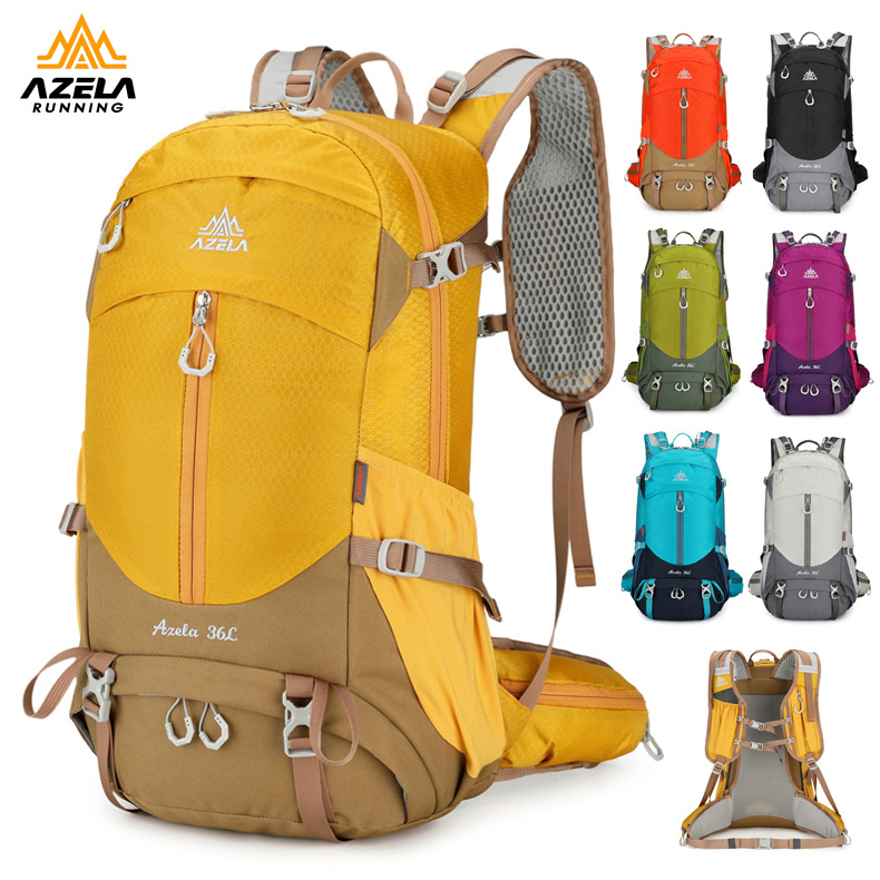 Cycling Commuter Backpack - AZELA 36L-55L Wandelrugzak: Grote capaciteit, spatwaterdicht
