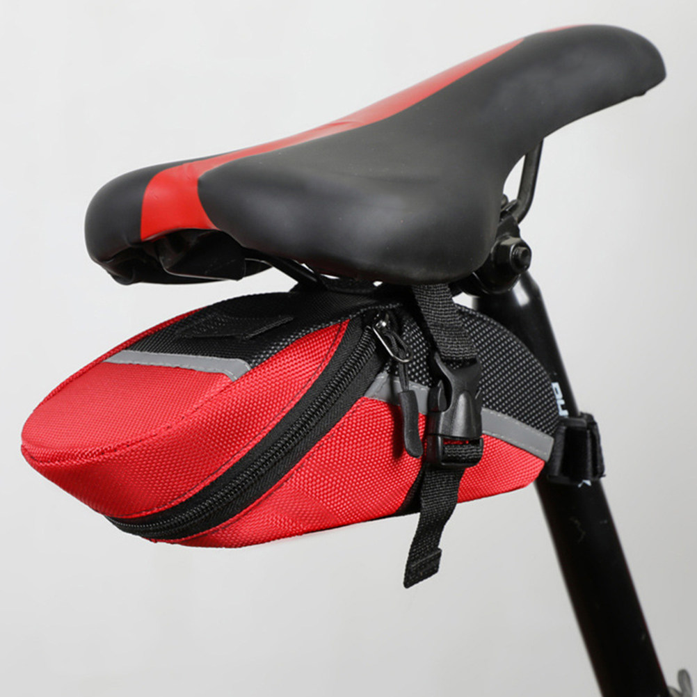 Saddle Bag Under Seat - Rode waterdichte fietstas voor onder het