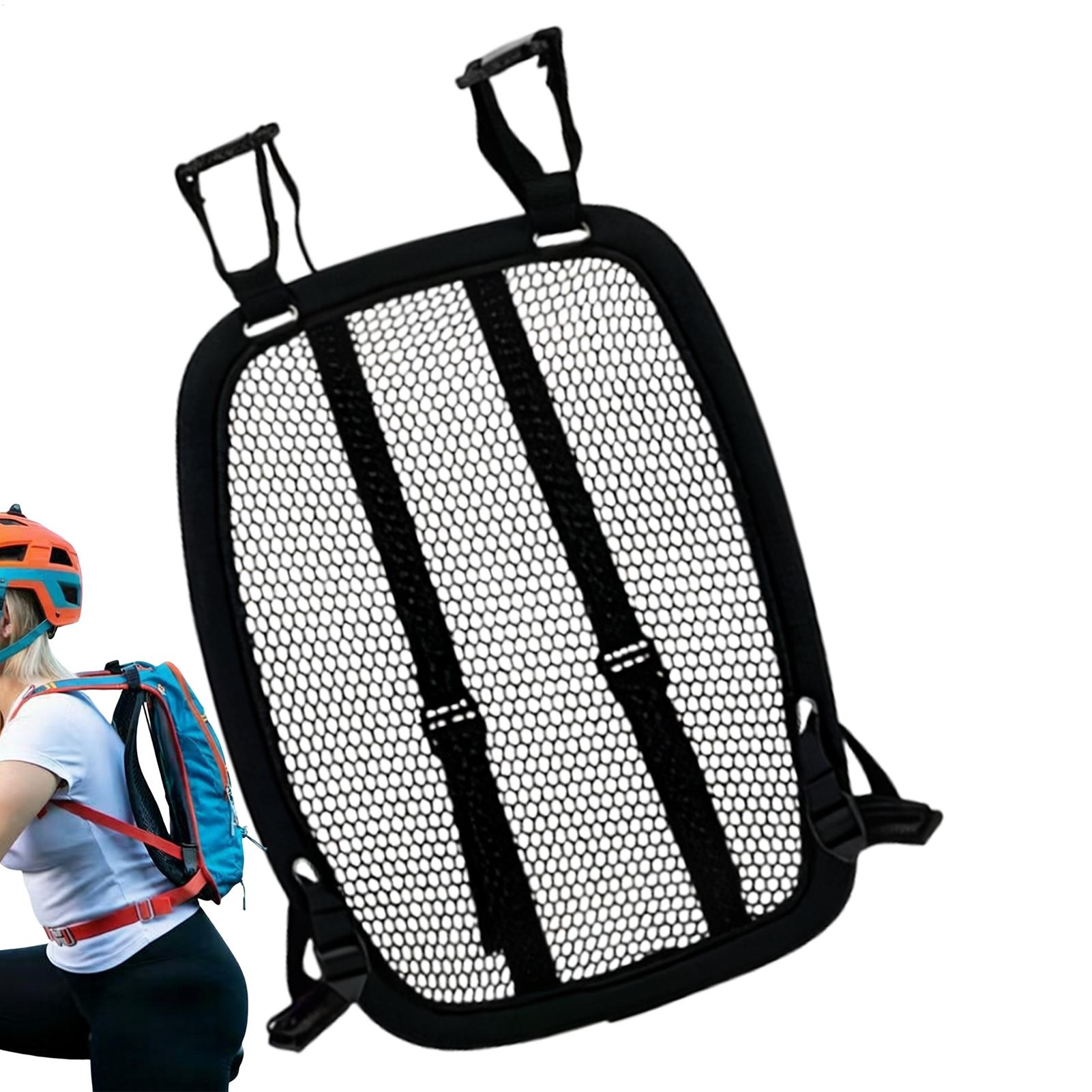 Cycling Commuter Backpack - Ergonomische rugzakventilatiekussen Verstelbare luchtstroom Spacer Mesh