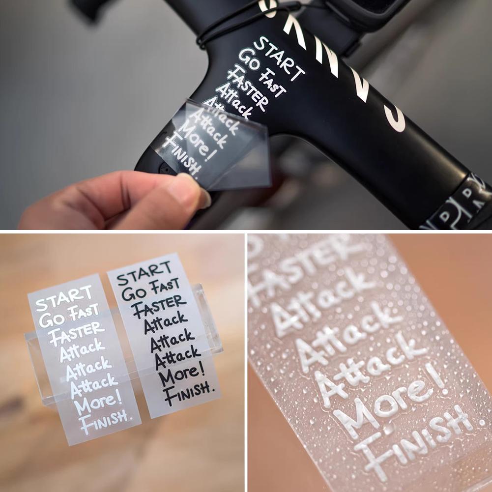 Fietsmotivatie-citat sticker G - Cycling Quote recensie en prijs