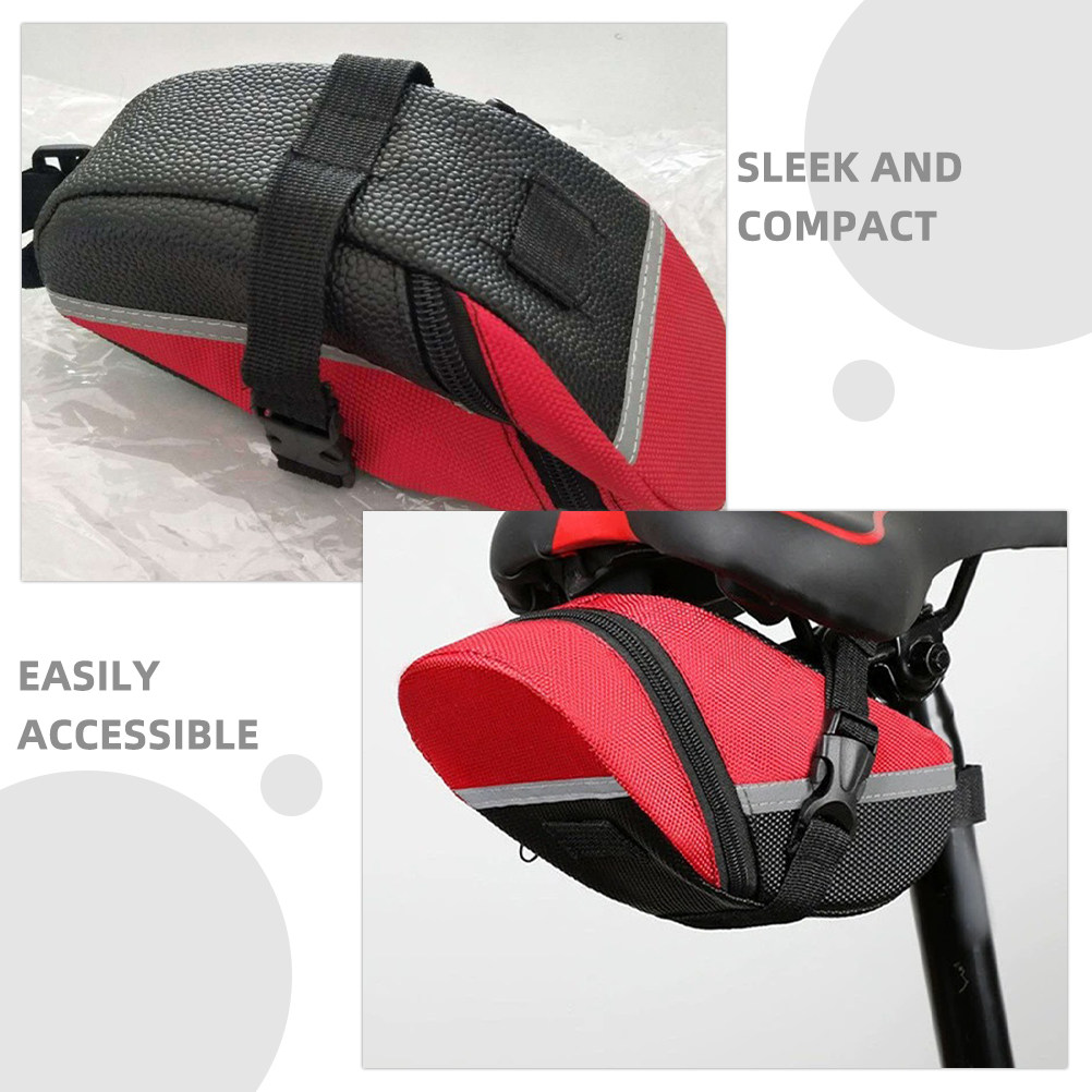 Rode waterdichte fietstas voor - Saddle Bag Under Seat recensie en prijs