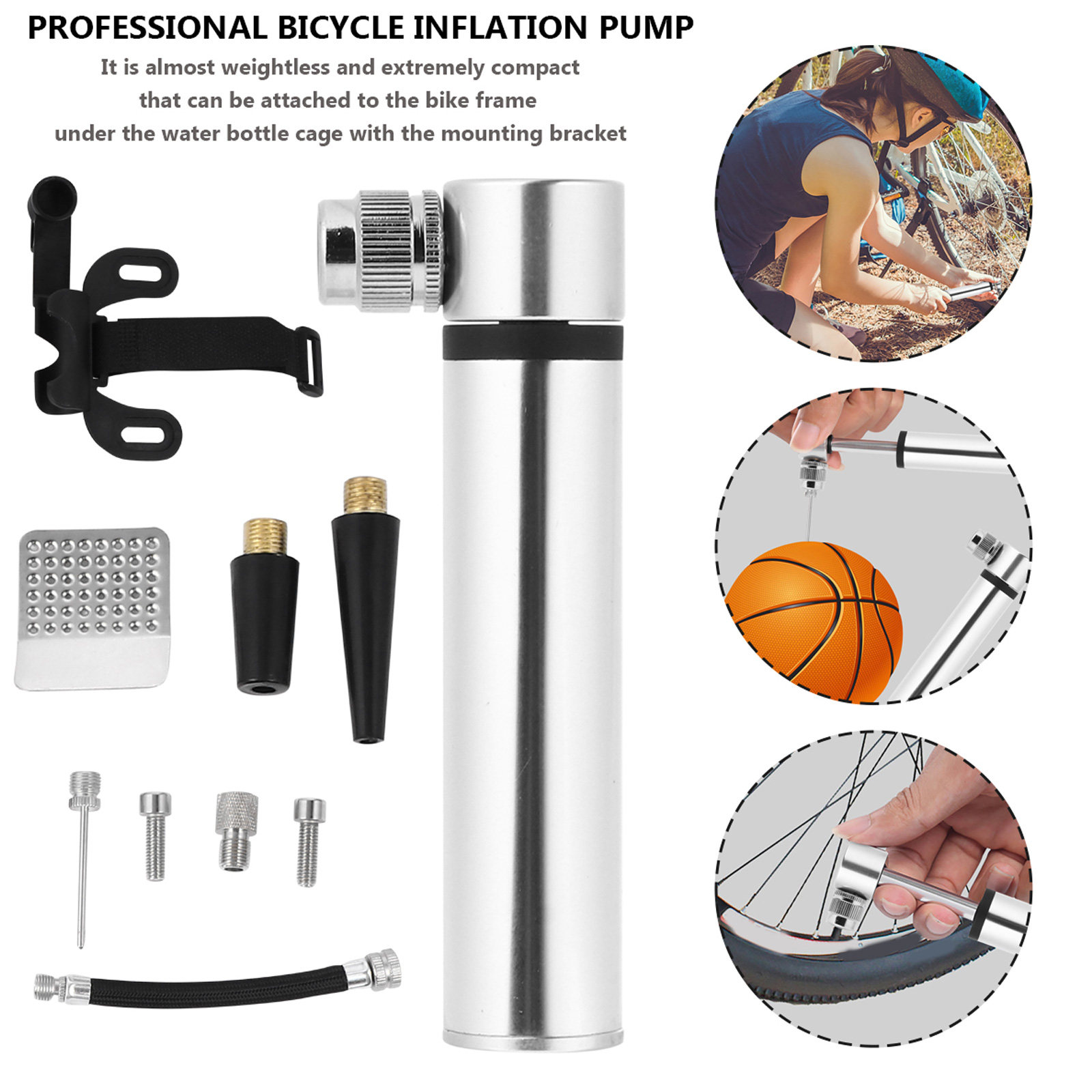 Fietspomp, reparatieset voor l - Bike Pump Frame Mount recensie en prijs
