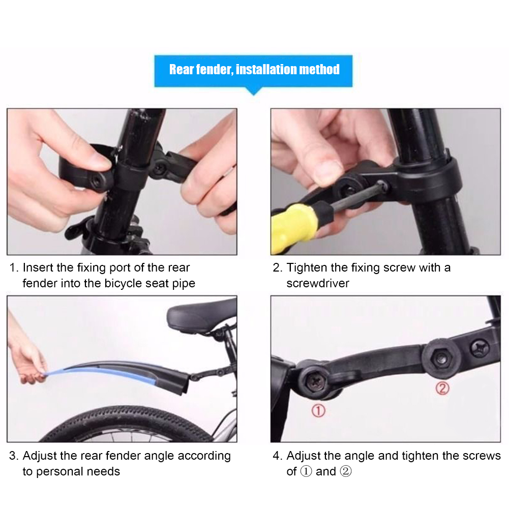 2 Stuks Mountainbike Spatbord  - Fender Mudguard Set recensie en prijs